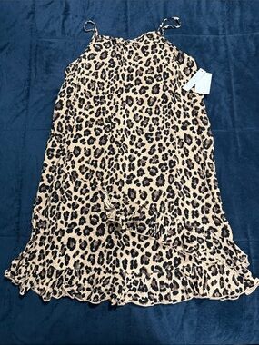 Abound Leopard Print Mini Dress - Tan & Black